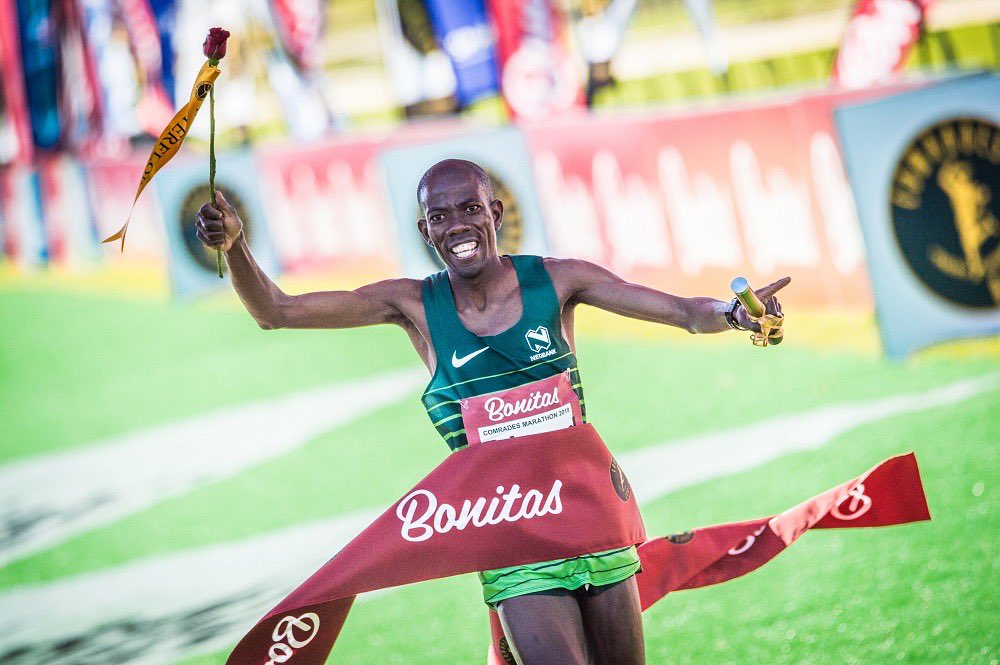 Nedbank_RC's tweet photo. The @ComradesRace champion Edward Mothibi is back in action this Sunday in the quest to add the down run title to his athletic CV! Read all about his preparation: 

https://t.co/1zsPcbeimW

@bavariaSA @BiogenSA @futurelifeza @KiaSouthAfrica @nedbanksport @Nike @ThirstiW https://t.co/n2xXx9WTPn
