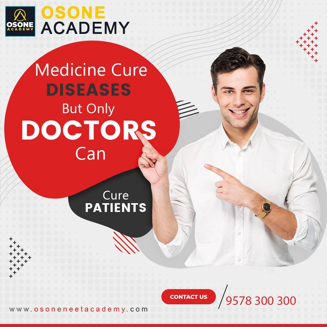 osoneacademy's tweet image. Medicine Cure Diseases. But only doctors can cure patients. 

For admission, contact Osone NEET Academy.
Call- +919578 300 300

#neet #aiims #mbbs #medical #neetpreparation #medicalstudent #medicine #neetmotivation #neetquestions #neetbiology #neetcoaching #neetaspirants2023