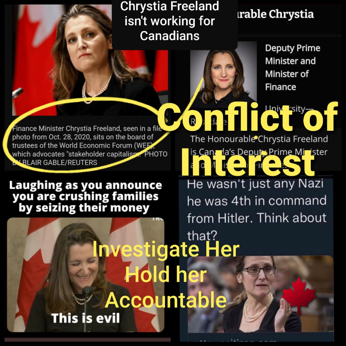 prettypatriotCA's tweet photo. More than two billion sent to #Zelenskyy now.
#FreelandForTreason
#FreelandForJail
#ConflictOfInterest 
#InvestigateHer
@RCMP 
✌❤🇨🇦 https://t.co/KnC6dgUrH7