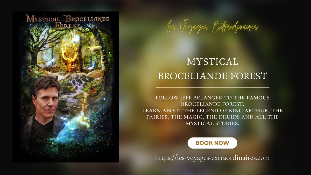 lve_in_france's tweet photo. Join Jeff Belanger into The Broceliande Forest. For a few days you'll visit all the legendary sites of King Arthur. You'll also Learn about the fairies, the korrigans and you'll meet a real druid.
Check all the details of the tour and book now :
https://t.co/8LVpGi4D1C https://t.co/HyhxmIXjHo