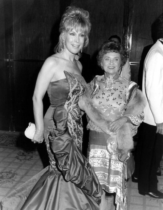 Happy birthday to Barbara Eden! She wasn\t in the show but here she is with our very own Estelle Getty! 