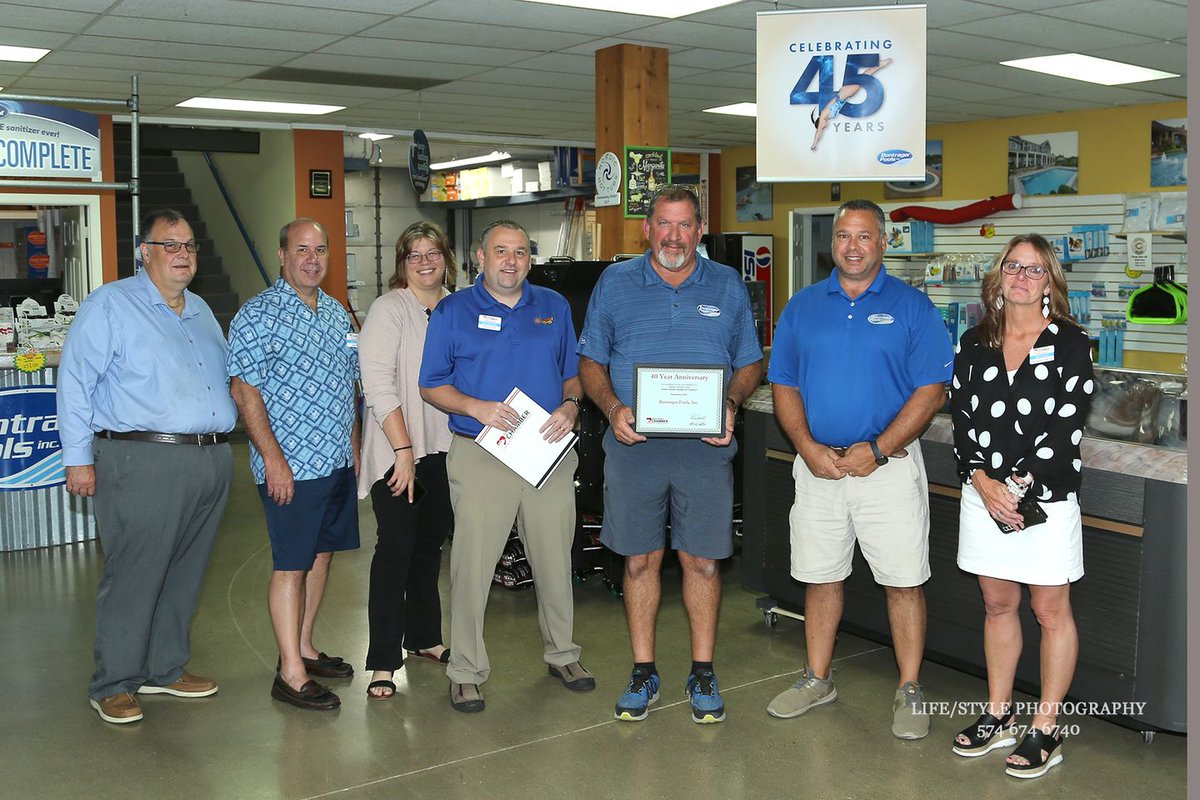 Thank you Bontrager Pools, Inc. for 40 year partnership! Since 1977, family-owned &amp; operated Bontrager Pools Inc. has been dedicated to providing clients w/all of their pool &amp; spa needs, incl. custom pool design &amp; construction, renovation, service &amp; more. bontragerpools.com