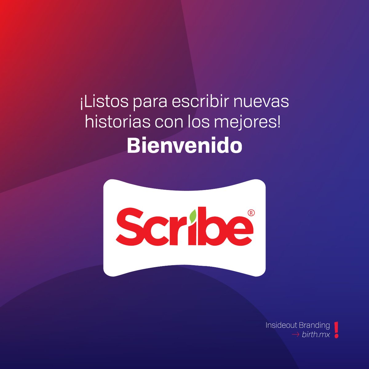 Hoy queremos darle la bienvenida a nuestro cliente <a href="/ScribeMexico/">Scribe</a>