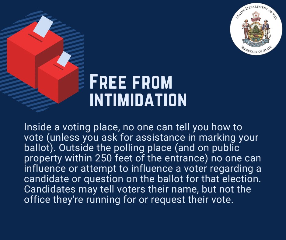 Do you have questions about how Maine runs elections? Here are the facts. 🧵 1/3 #MEPolitics