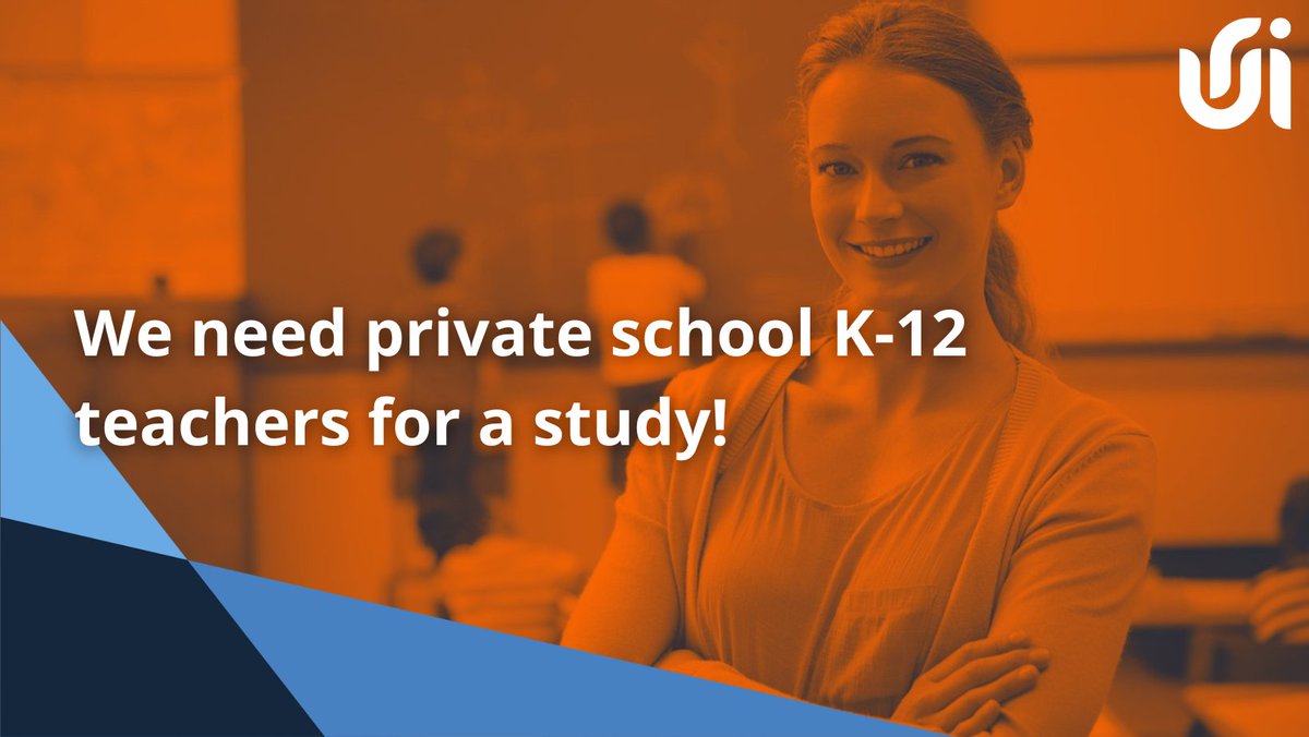 URI_UX's tweet photo. Calling all private school K-12 teachers—we need you for a research study! Join us for a remote 90-minute session, share your feedback, and get paid $139-$185 for your time. Check out the link below for more information and to apply:  https://t.co/ipMJM2bHYb https://t.co/rx2kOlXeeb