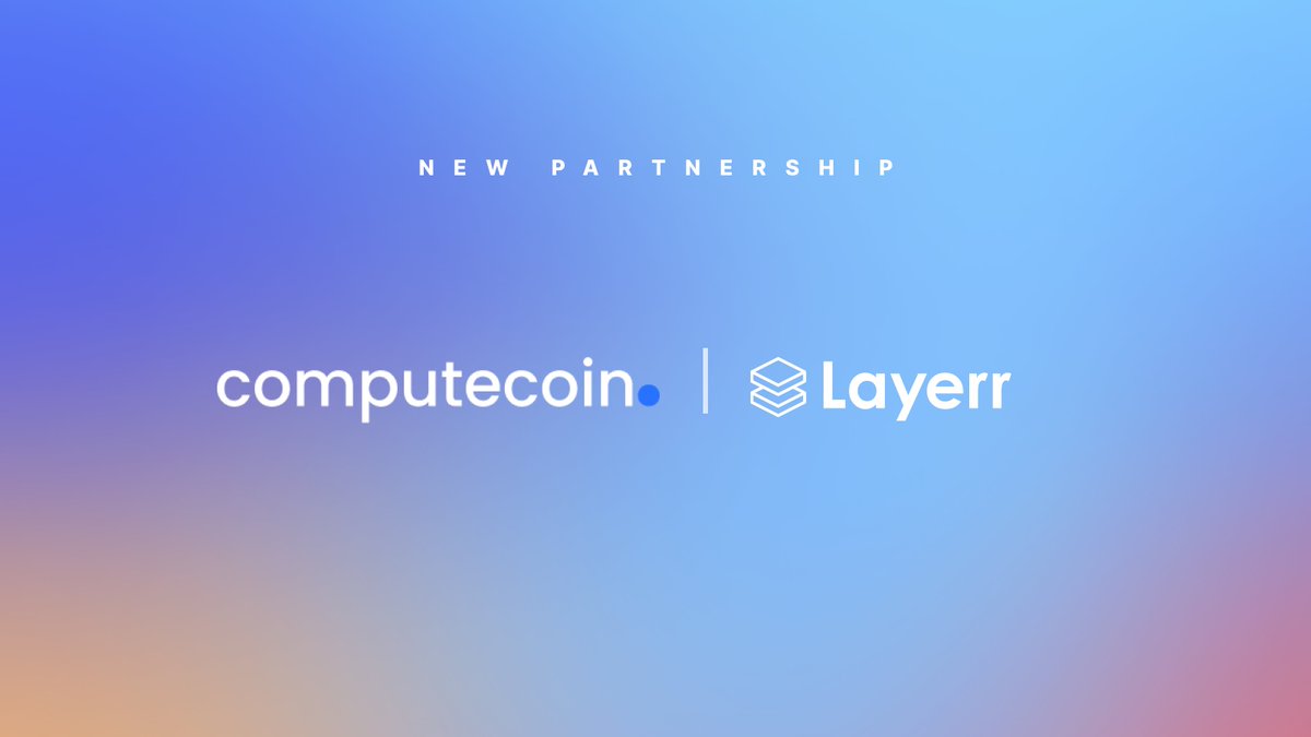 We’re beyond excited to announce Computecoin x Layerr 🎉

@Layerr_xyz is a self-service #Web3 platform that enables creators and brands to create #NFT storefronts and marketplaces with zero-code.

Good things coming your way. Stay tuned 😄