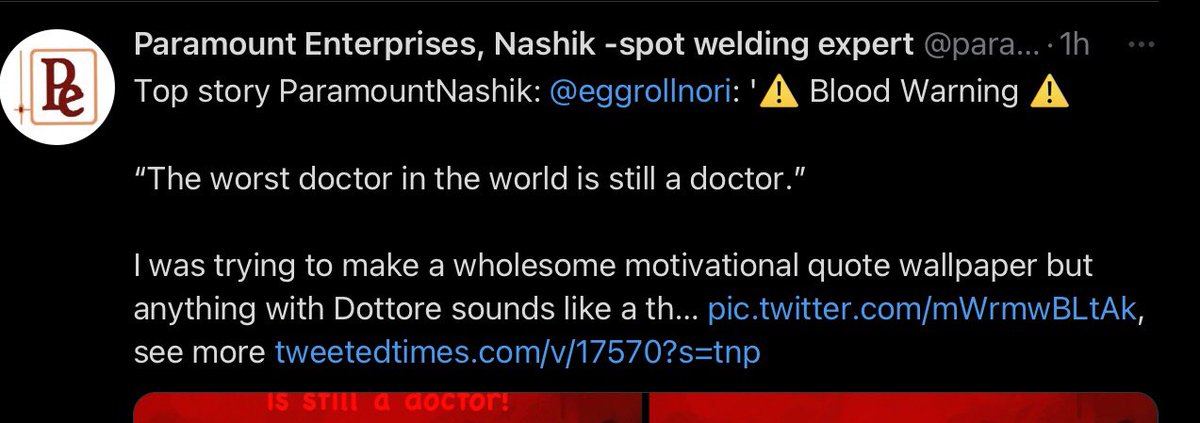 eggrollnori's tweet photo. @tartagliare I reported since the link is probably spam, kinda wild tho. https://t.co/i9WuQstm7W