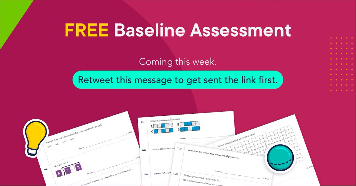 Colin Hegarty (@hegartymaths) on Twitter photo 🚨🚨 Following the love from you all for our <a href="/SparxMaths/">SparxMaths</a> free Year 7 transition packs, we're so excited to launch our next FREE resource at the end of this week. We've designed a formative baseline assessment, for your Year 7 students. Retweet this, to be sent the link first. 🚨🚨 Following the love from you all for our <a href="/SparxMaths/">SparxMaths</a> free Year 7 transition packs, we're so excited to launch our next FREE resource at the end of this week. We've designed a formative baseline assessment, for your Year 7 students. Retweet this, to be sent the link first.