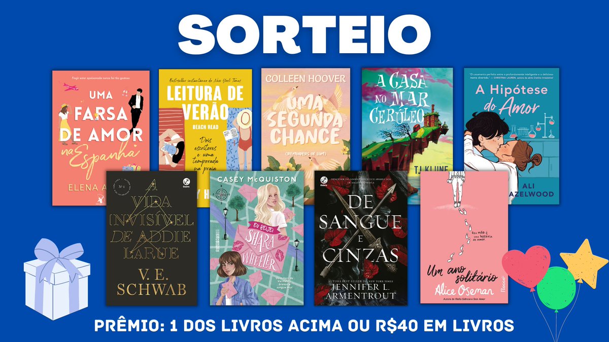 promohunters_'s tweet photo. 🚨 SORTEIO 🚨

🏆 Prêmio: 1 dos livros da imagem ou R$40 em livros

Siga as regras:
⚠️ Seguir @promohunters_ e @PromocoesPA 
⚠️ Dar RT nesse tweet

O resultado sai no dia 30/08. Boa sorte! 🍀💜 https://t.co/wrqn8F55XW