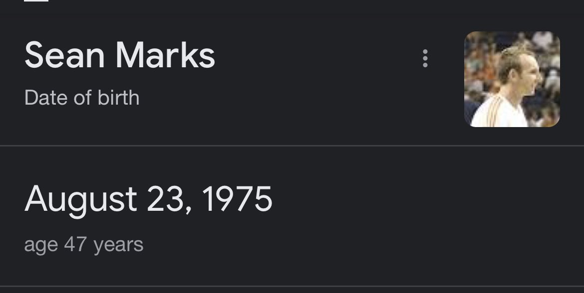    it all makes sense. Happy birthday Sean Marks! 