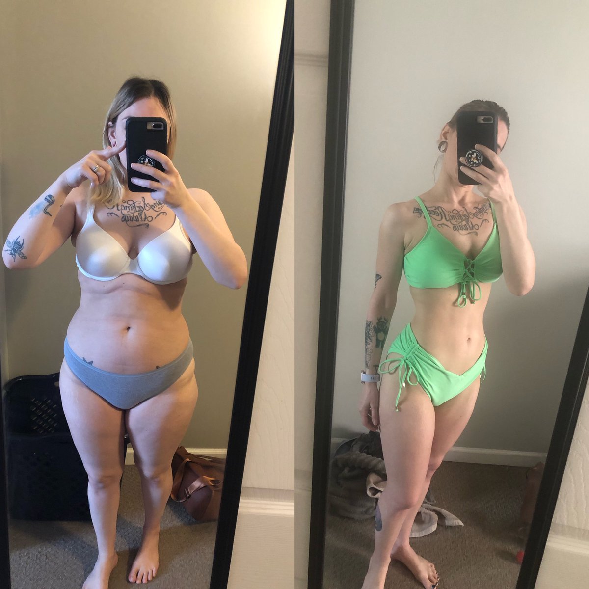 mandym00dy's tweet photo. This is super embarrassing, but it’s been 8 months of no alcohol and tons of self care &amp; look what I’ve accomplished 🥹 https://t.co/wIpX0nfowm