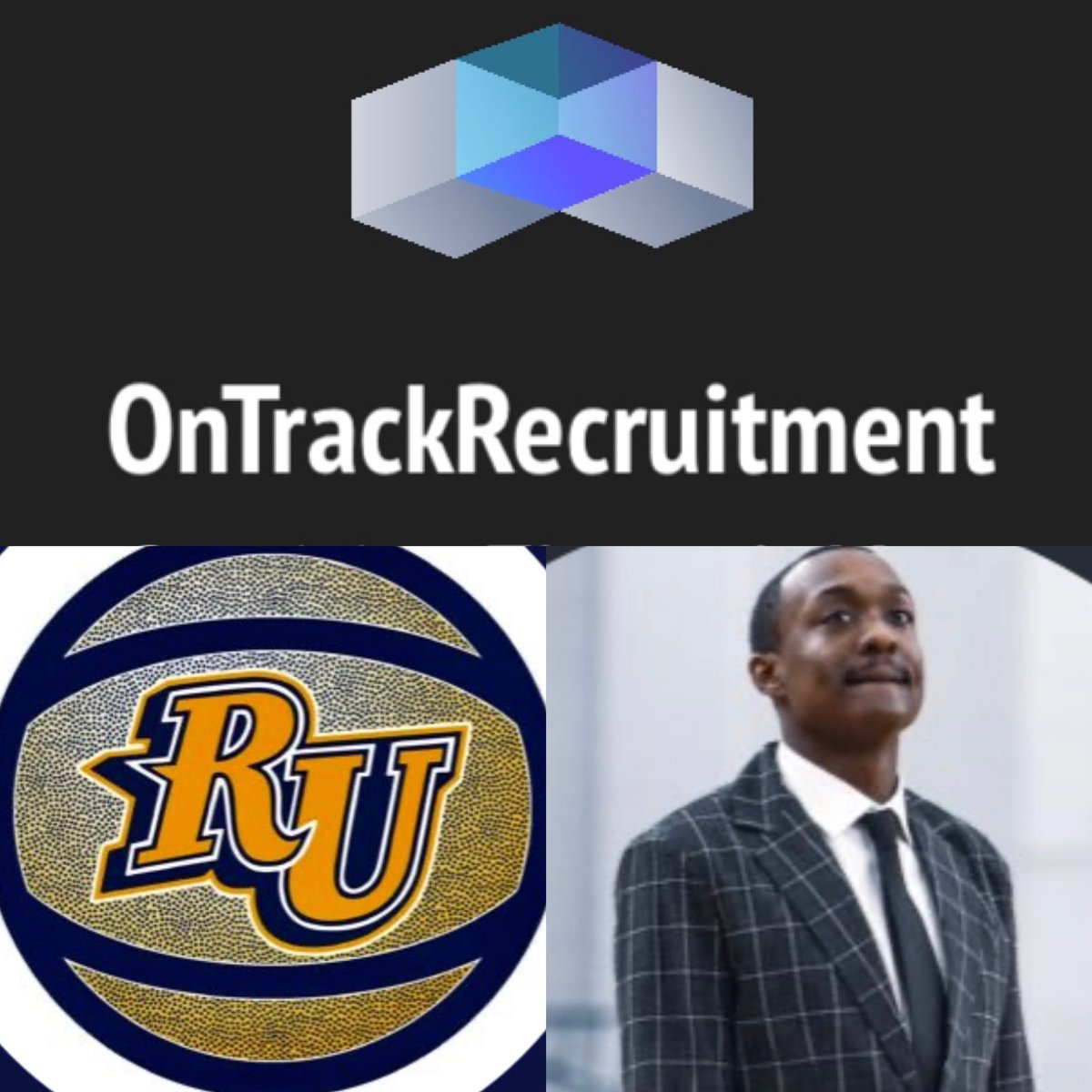 OnTrackRecruit1's tweet photo. S/O to Coach Culpepper (Associate Head Coach) at Rainhardt University for the follow! Players be sure to fill out the google drive form and join out network of coaches! @edculpepperjr @R_U_MBBall https://t.co/xhSklUHa3l