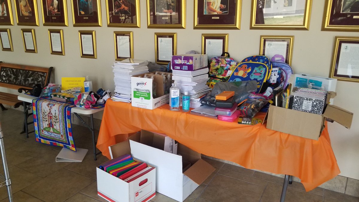 Thank you to The Woods United Methodist Church for their donation of school supplies for our students! We appreciate you! <a href="/GPISDCounseling/">GPISD Counselors</a>
