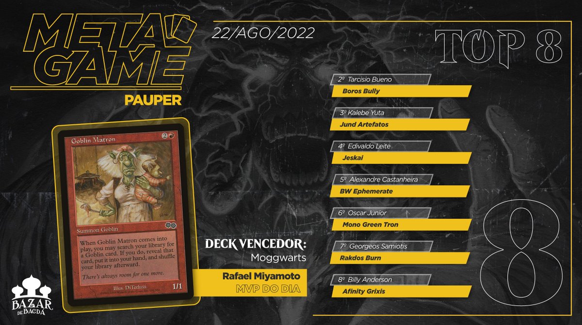 bazardebagda's tweet photo. Olha só os goblins brilhando no pauper!!
#metabazar https://t.co/tsyJ3GL6dy