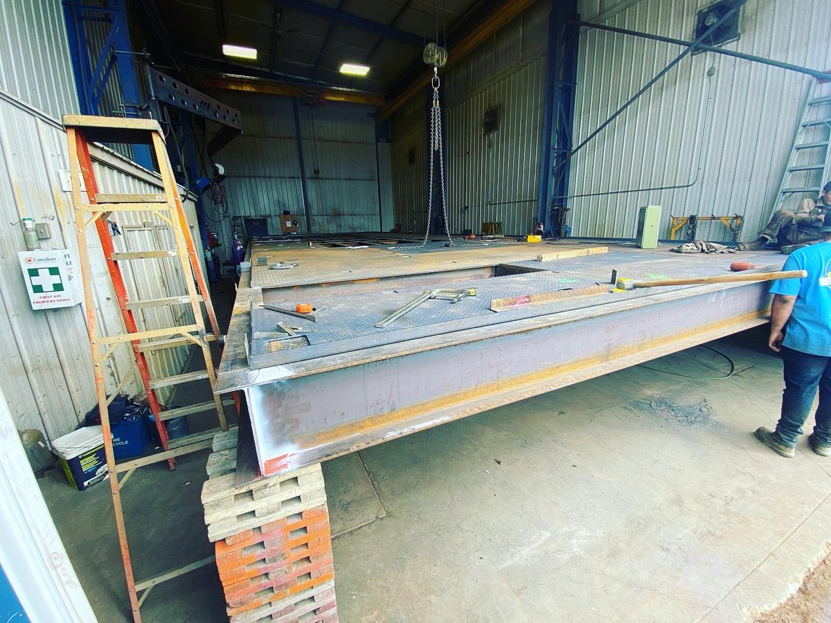 MascoCrane's tweet image. It is a busy time here at our manufacturing facility with lots of structural steel projects on the go! Our manufacturing staff has been working hard to keep up with orders. #welding #structuralwelder #structuralsteel #yegmanufacturing
