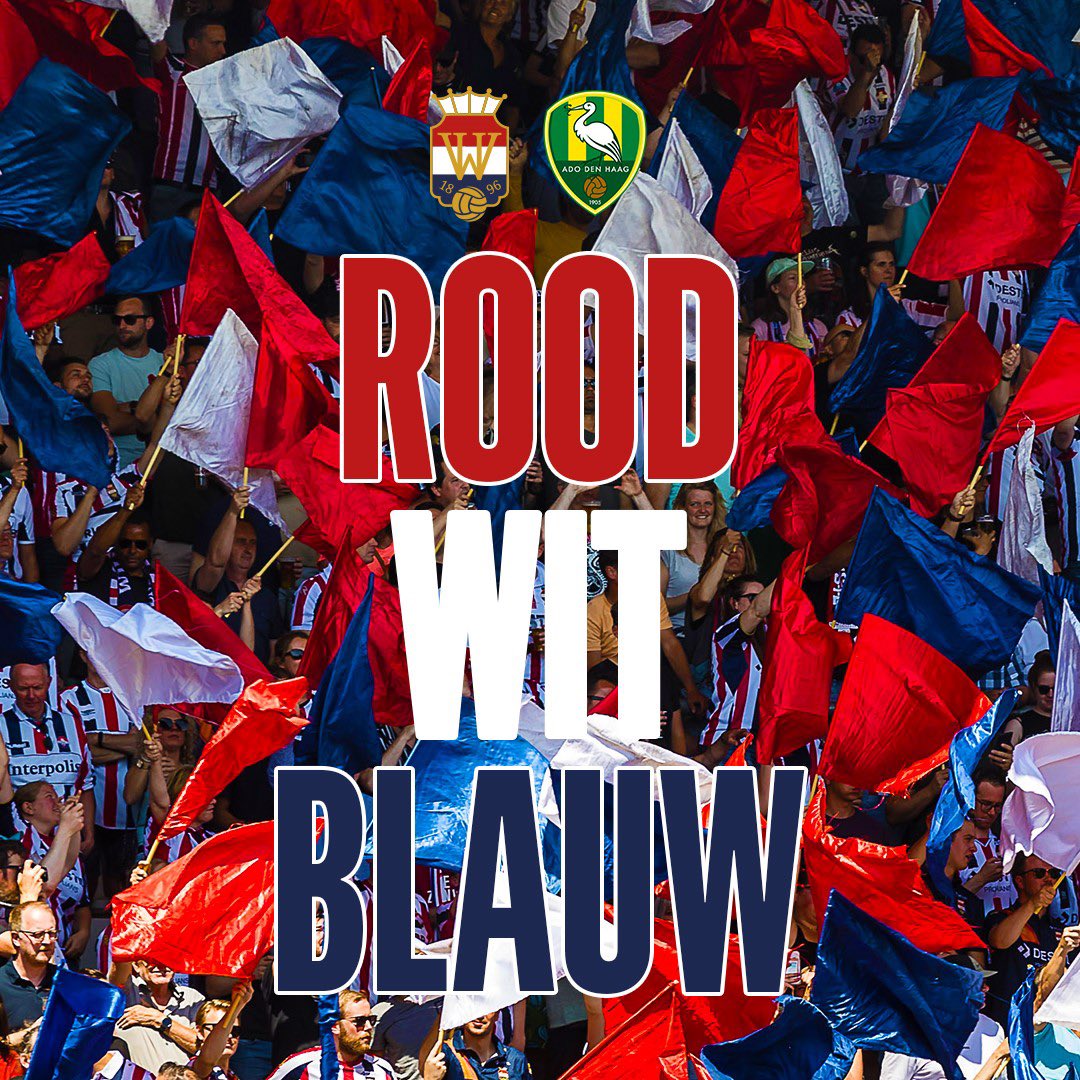 supclubwII's tweet photo. De supportersverenigingen en Willem II roepen alle supporters op vrijdag 2 september in het rood, wit en blauw naar de thuiswedstrijd tegen ADO Den Haag te komen. Lees hier het hele nieuwsbericht https://t.co/rGlHejOd6i
#SCWII #SCWillemII #WillemII
📸 Geert van Erven https://t.co/xI5jVuk38p