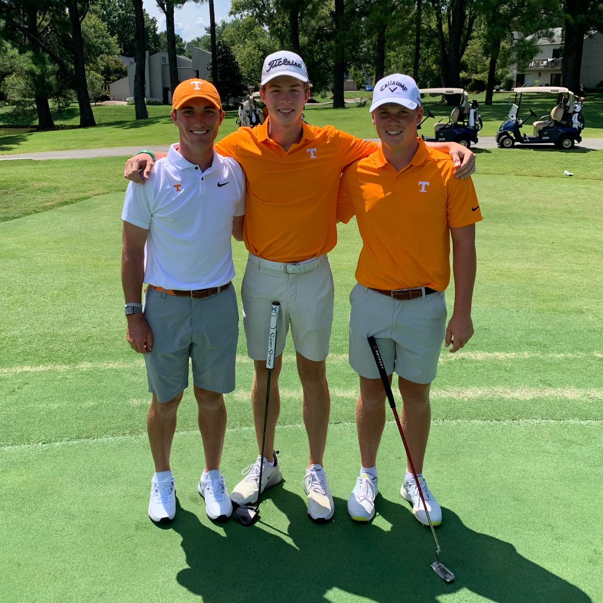 Tennessee Golf (@vol_golf) on Twitter photo Officially welcoming our three freshmen to Rocky Top 🍊
+ <a href="/EvanWoosleyReed/">Evan Woosley-Reed</a>
+ Bruce Murphy
+ <a href="/calebjsurratt1/">caleb surratt</a> Officially welcoming our three freshmen to Rocky Top 🍊
+ <a href="/EvanWoosleyReed/">Evan Woosley-Reed</a>
+ Bruce Murphy
+ <a href="/calebjsurratt1/">caleb surratt</a>