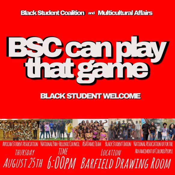 BaylorBSC's tweet photo. Hey BSC it’s that time again! Come meet and mingle with some of the best orgs on campus. We can’t wait to meet you! You can look forward to games, food, and performances. See you Thursday! https://t.co/DmsBsQelqV