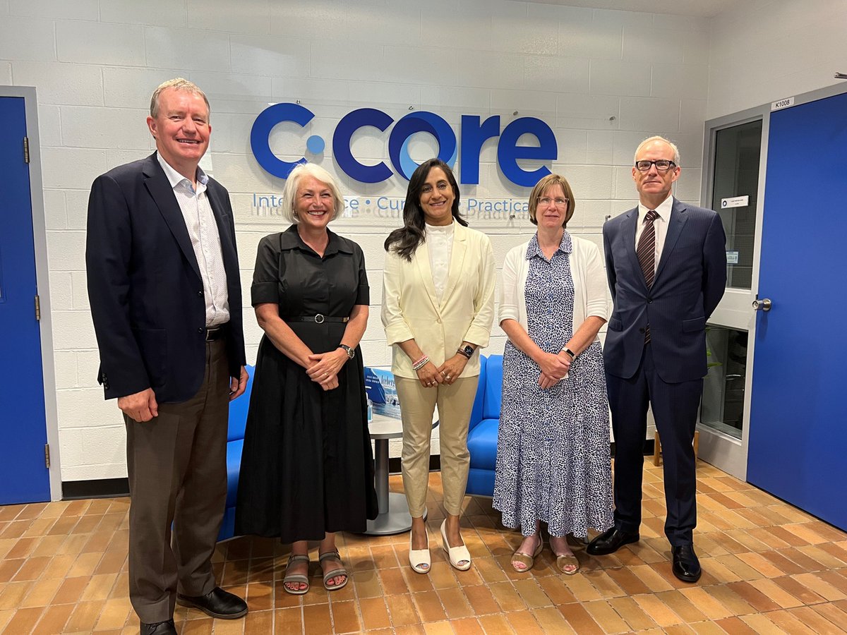 ccore1975's tweet photo. Today we were so lucky to be visited by The Hon. Anita Anand, Minister of National Defence, The Hon. Seamus O’Regan, Minister of Labour, &amp; Joanne Thompson, MP for St. John's East. We love getting the opportunity to share our work. We hope to host you again soon! https://t.co/0fpdmAAAJ8