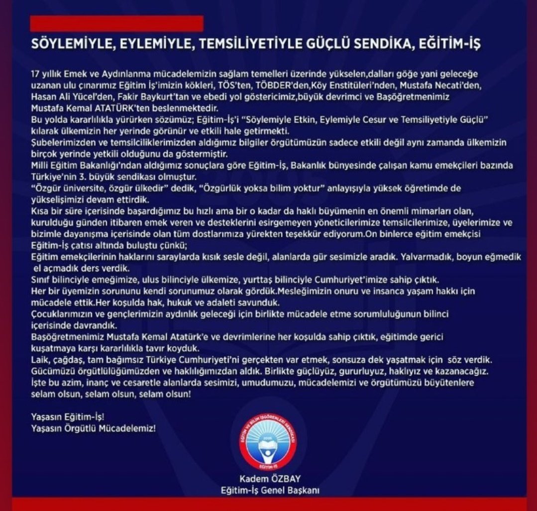 Lemazi55's tweet photo. #Yetkilisendikadanistifa edenler,
#ogretmenlerisyanda diyenler...
@egitimis e üye ol,
huzur bul... https://t.co/EvkyTJXSqI