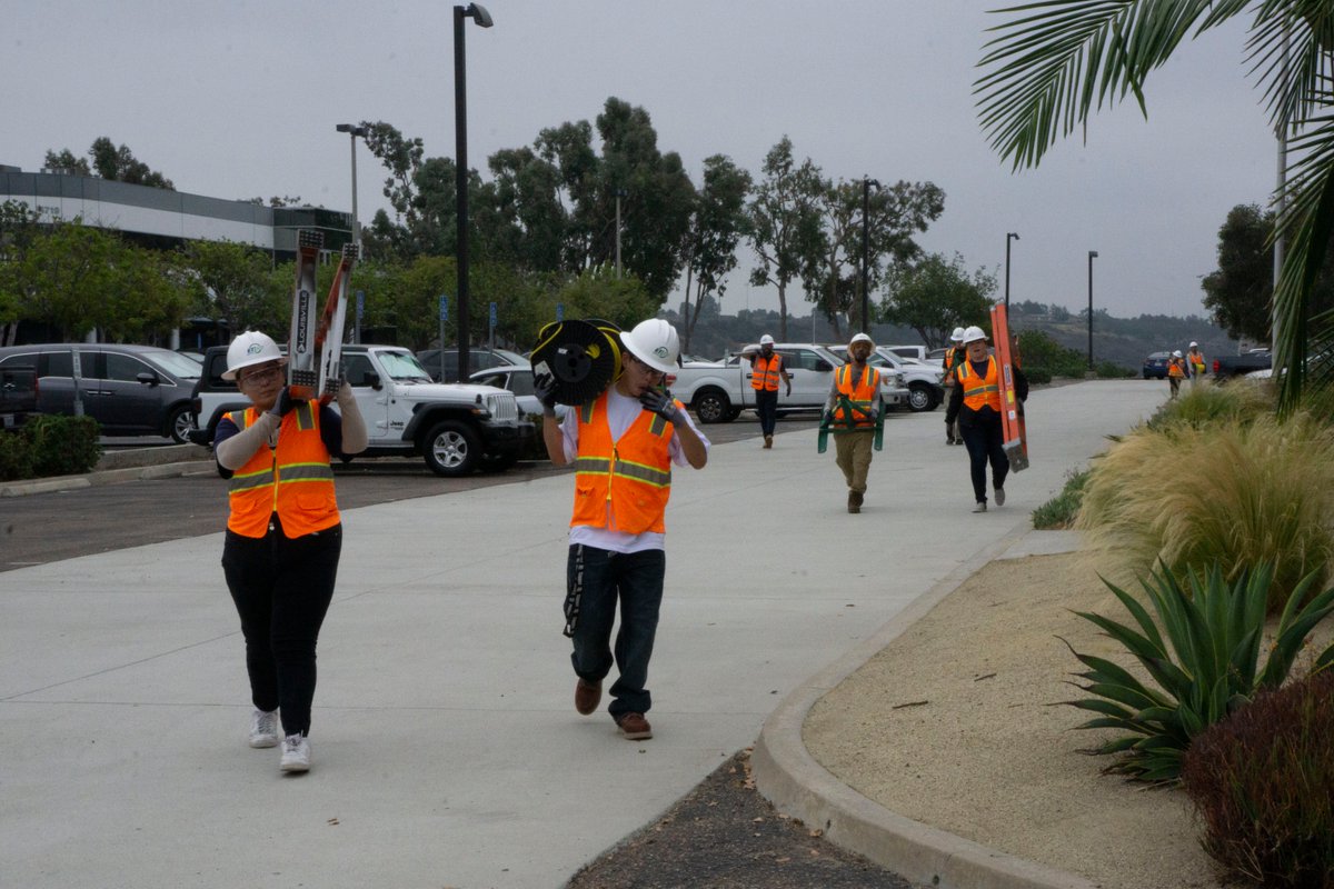 ETI569's tweet photo. Geared up and ready to rock. Everyone enjoys the morning material handling sessions. @sdworkforce #preapprenticeships #skilledtraining https://t.co/wPj7S28MSf