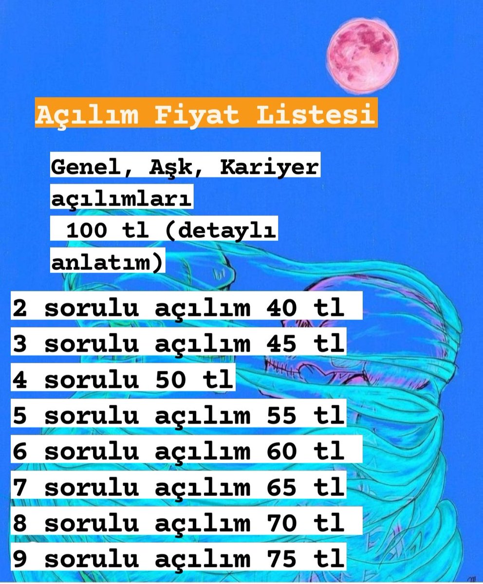 katyatarot's tweet photo. H O S G E L D I N🎇 Bilgilendirme Metni ve Açılım Fiyat Listesi👇🏻🎇🌙🍃 https://t.co/SqdgJebjiO