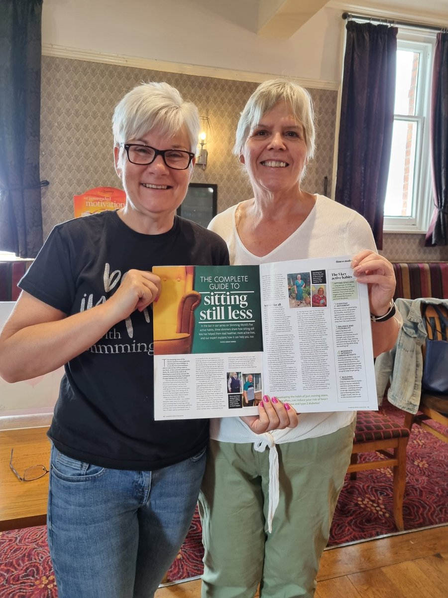 I'd like to Introduce you to Karen Higham one of my members.Karen has lost an amazing 8st 3lbs. Karen  won our groups greatest loser 2022 as a result of winning  Karen is in this month's slimming world magazine talking about how she keeps herself active. #slimmingworld #lep