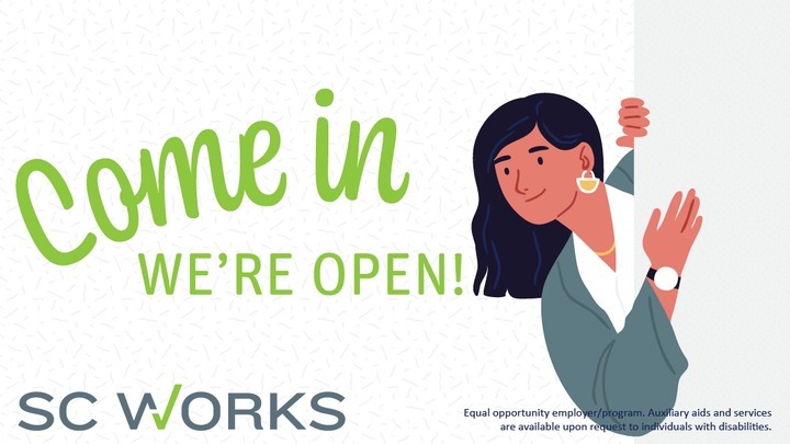 SCWorksinfo's tweet photo. Did you know there are more than 47 SC Work Centers across the state with staff members who are eager to help you with your employment needs? They're open and ready to help! 

Find the closest location to you here: https://t.co/sgJUPsa4Sl https://t.co/MIhuZAvscs