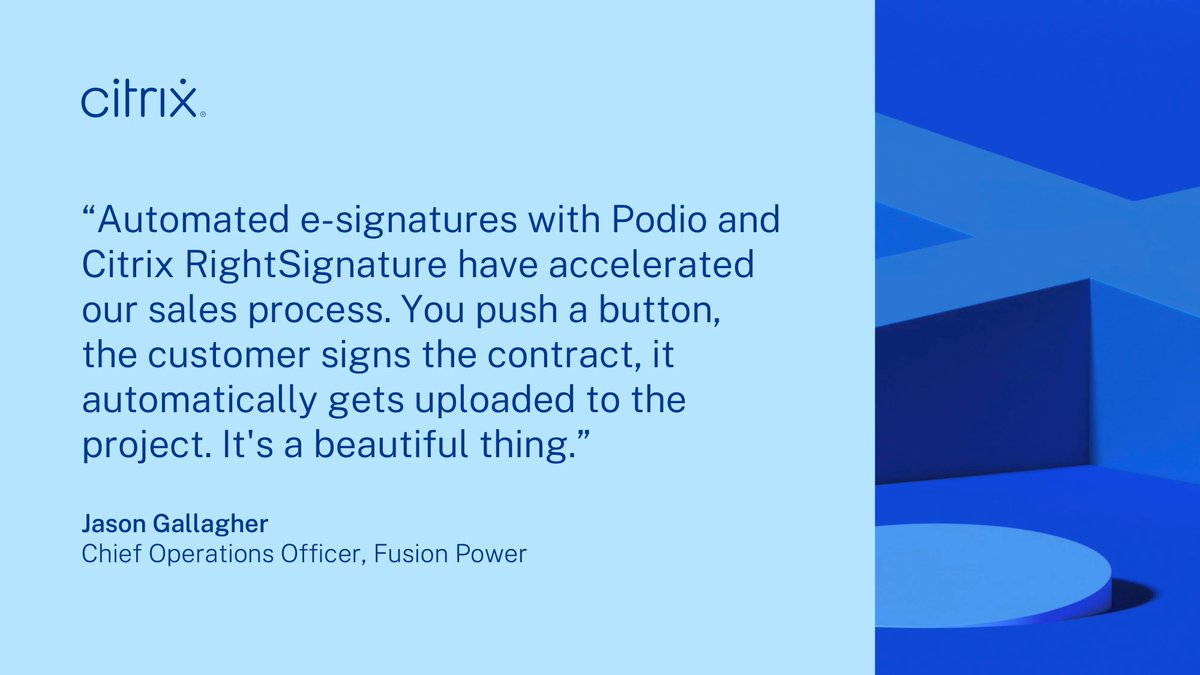 As one of Arizona's leading solar providers, Fusion Power wants to ensure their operations are as efficient as possible. That's why they use <a href="/Podio/">Podio</a>. Learn how it's helped them power efficiency through automation. buff.ly/3wezXuN