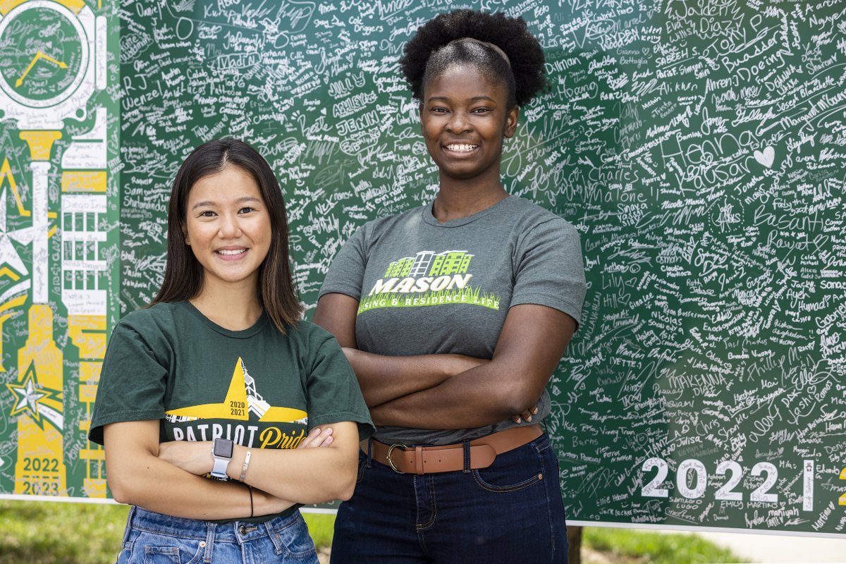New <a href="/MasonStudentGov/">George Mason Student Gov't</a> president Sophia Nguyen &amp; vice president Celine Apenteng aim to be there for their fellow students. #MasonNation

Read about their plans ➡️ gmu.edu/news/2022-08/s…

🎦 Meet them during an Instagram Live Q&amp;A at 2pm on Aug. 29 ➡️ instagram.com/georgemasonu/