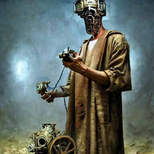 chekhov_eugene's tweet photo. Wasteland artificer
#stablediffusion #afterfall #scifi #aiart https://t.co/AZMxILjoFz