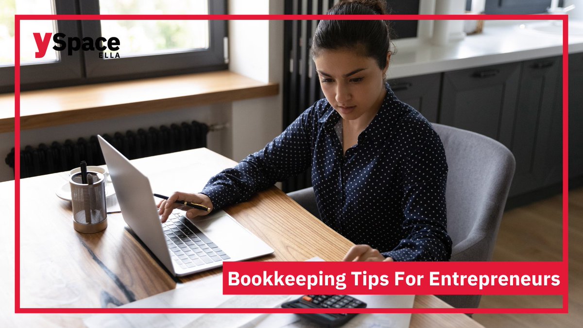 Bookkeeping is a vital skill for every entrepreneur, it’s also a necessity to keeping your finances in order. It may seem hard but adopting better habits can improve your bookkeeping.

Check out our Instagram for 5 major bookkeeping tips: instagram.com/ellawomenyu

#BusinessTips