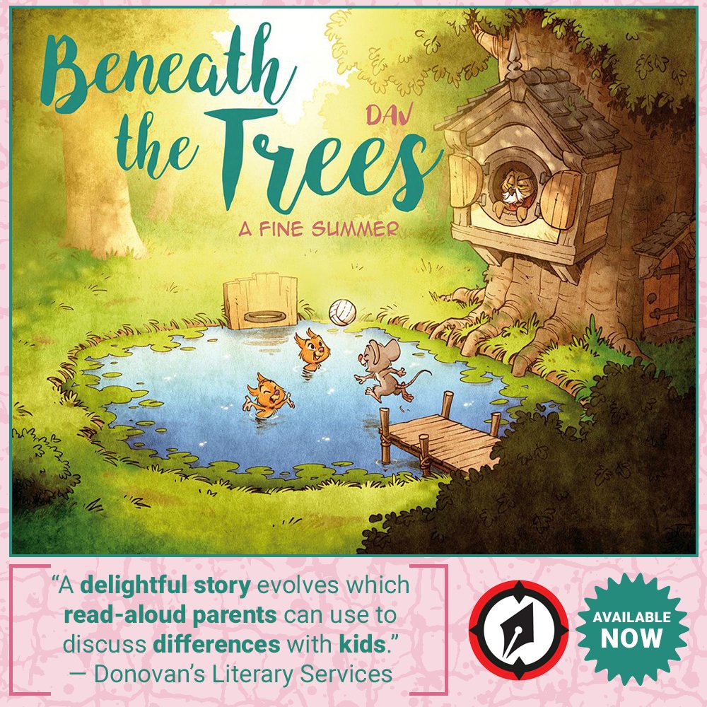 DiaBookshelf's tweet photo. BENEATH THE TREES: A FINE SUMMER is the third book in a new series designed to paint a tender and colorful portrait of everyday Life. 

BENEATH THE TREES: A FINE SUMMER
Available Now!
Published by: @magneticpress
Written &amp; Illustrated by: Dav https://t.co/qzV8bsZUuM