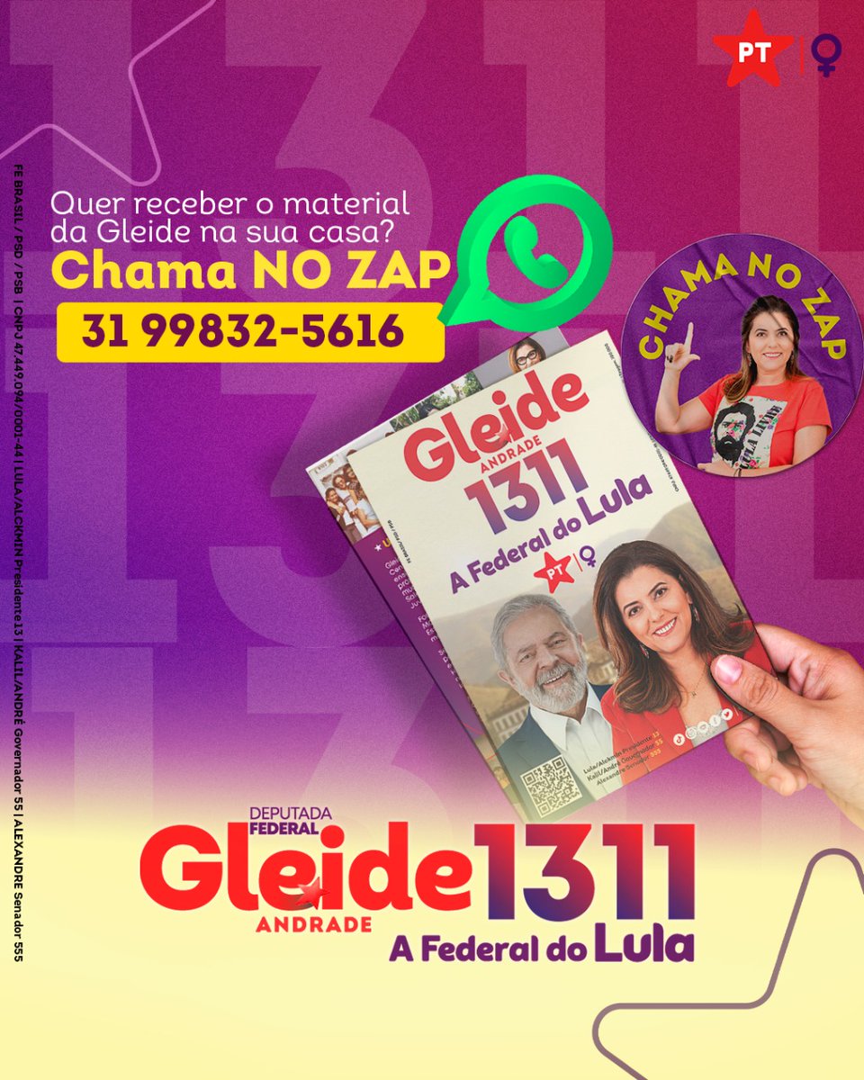 gleidept13's tweet photo. O clima de esperança já está tomando Minas Gerais novamente! Nosso material está prontinho e não vejo a hora de compartilhar com vocês! Vamos comigo? Basta chamar lá no ZAP (31 99832-5616) pra minha equipe entrar em contato e entregar essas peças lindas que fizemos!

#Gleide1311 https://t.co/mOglM346L0