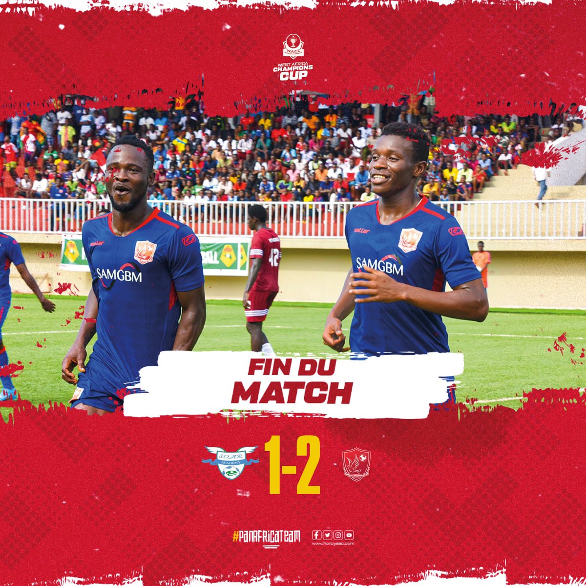 HACofficiel's tweet photo. ð#WACC2022
Terminé | ðŠð¢ðð¥ ðððððÌð ðð (1ïžâ£-2ïžâ£) ðð¢ð¥ð¢ð¬ð ðð
â±â€ Fin du match à Dubréka. Victoire des Matamkas grâce à des buts de Daouda CAMARA et dâAlseny SOUMAHððŸâ
#SOARHAC #PreSaisonHAC
#PanAfricanTeam ðŽâªïž https://t.co/K1F0Px3sXK