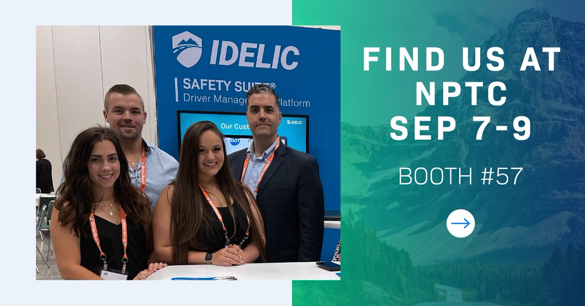 Attending NPTC's National Safety Conference '22 in Orlando? Sign up in advance to explore how the Idelic program can help you obtain insurance rates that reflect your success! hubs.li/Q01kL6XJ0 #NPTCSafety22 #insurance #fleetmanagement #truckingindustry