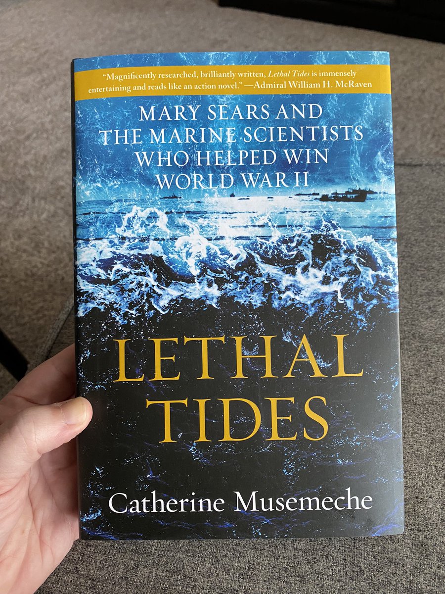 PaleoForams's tweet photo. Very excited to start reading this! #LethalTides #MarySears https://t.co/i3JYmUgfcY