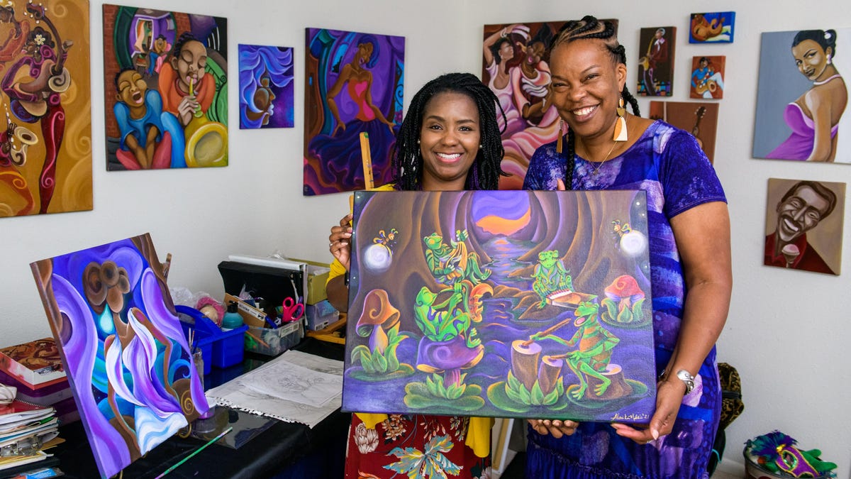 Gizmodo's tweet photo. The New Princess and the Frog Disney Parks Attraction Inspires Gorgeous Art https://t.co/yQh7lqn0At https://t.co/tjb2FFPC3N