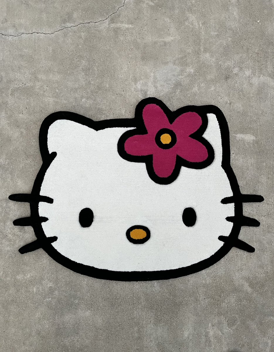Tokenrugs's tweet photo. We’ve been doing more rugs outside of NFTs. 

We want to make more rugs that remind people of their childhood and upbringing. We’re starting with Sanrio!

What should we make next? 🤔
#hellokitty #sanrio https://t.co/2Fj80UMSVi
