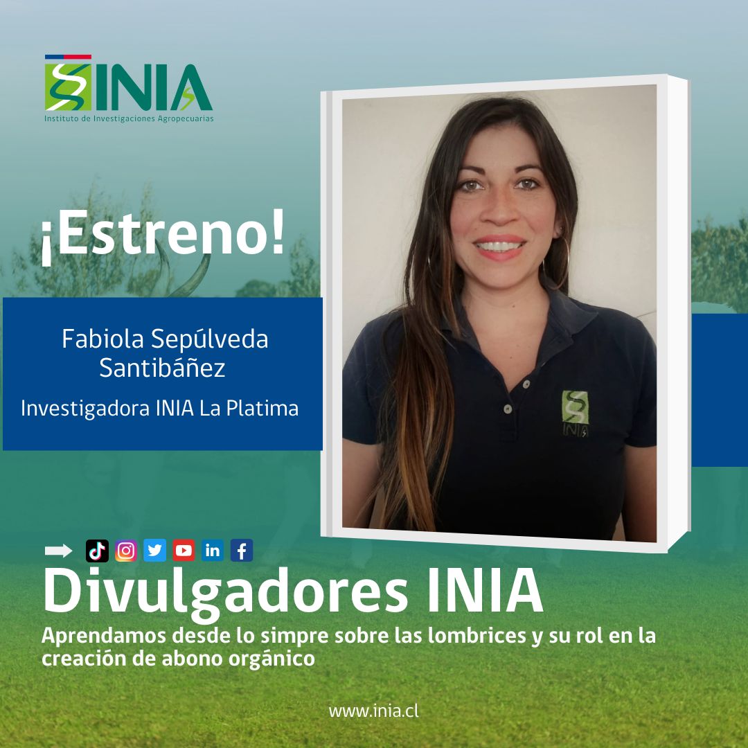 ¡Nuevo estreno #DivulgadoresINIA !

Te invitamos a seguir nuestra cuenta de #tiktok y conocer junto a la investigadora <a href="/iniaLaPlatina/">INIALaPlatina</a> 
<a href="/FabiolaSeplveda/">Fabiola Sepúlveda</a> sobre las lombrices y su rol en la creación de abono orgánico #yonutromisuelo 

📲 tiktok.com/@iniachile?is_…