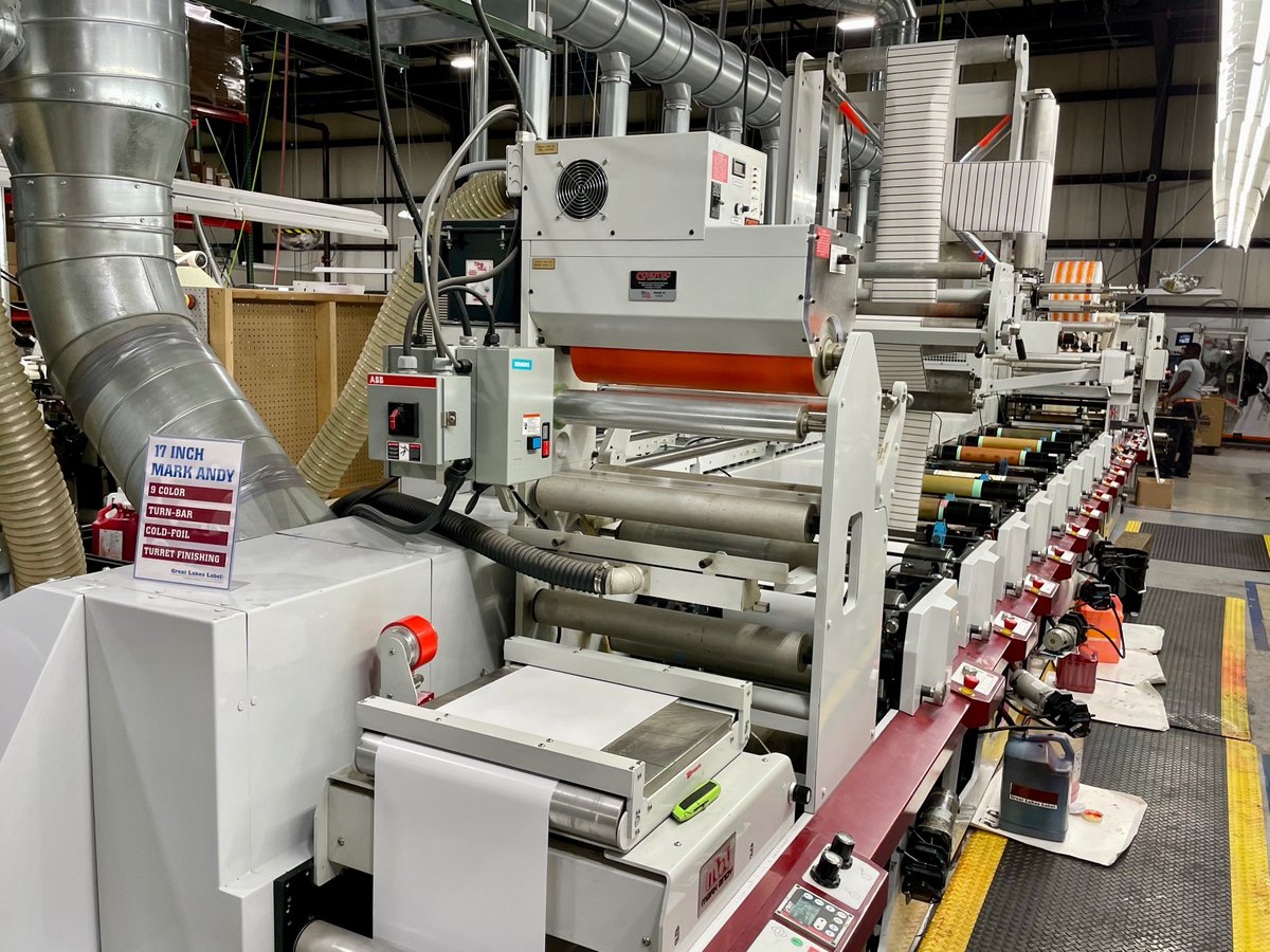 Learn more about our <a href="/MarkAndyInc/">Mark Andy Inc.</a> Flexo Press: bit.ly/3cgdJSo

This is just one of many presses we have in our facility to create the perfect label for you and your product!