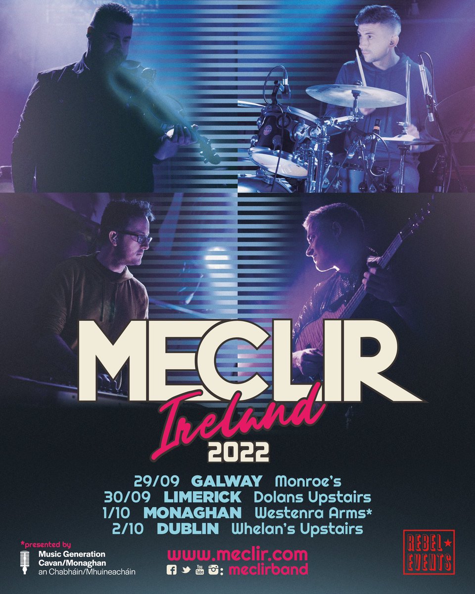 🇮🇪 IRELAND! 🇮🇪
We’re heading your way VERY SOON! 
<a href="/MonroesLive/">Monroe's Live</a> <a href="/mydolans/">Dolans Limerick</a> <a href="/mus_gen/">Music Generation Ireland</a> <a href="/whelanslive/">Whelan's</a> 
meclir.com/gigs

#irishtour #galway #limerick #monaghan #dublin #meclir #livewire #tradmusic #celticmusic #irishmusic #manxmusic #scottishmusic #hup #abratradabra