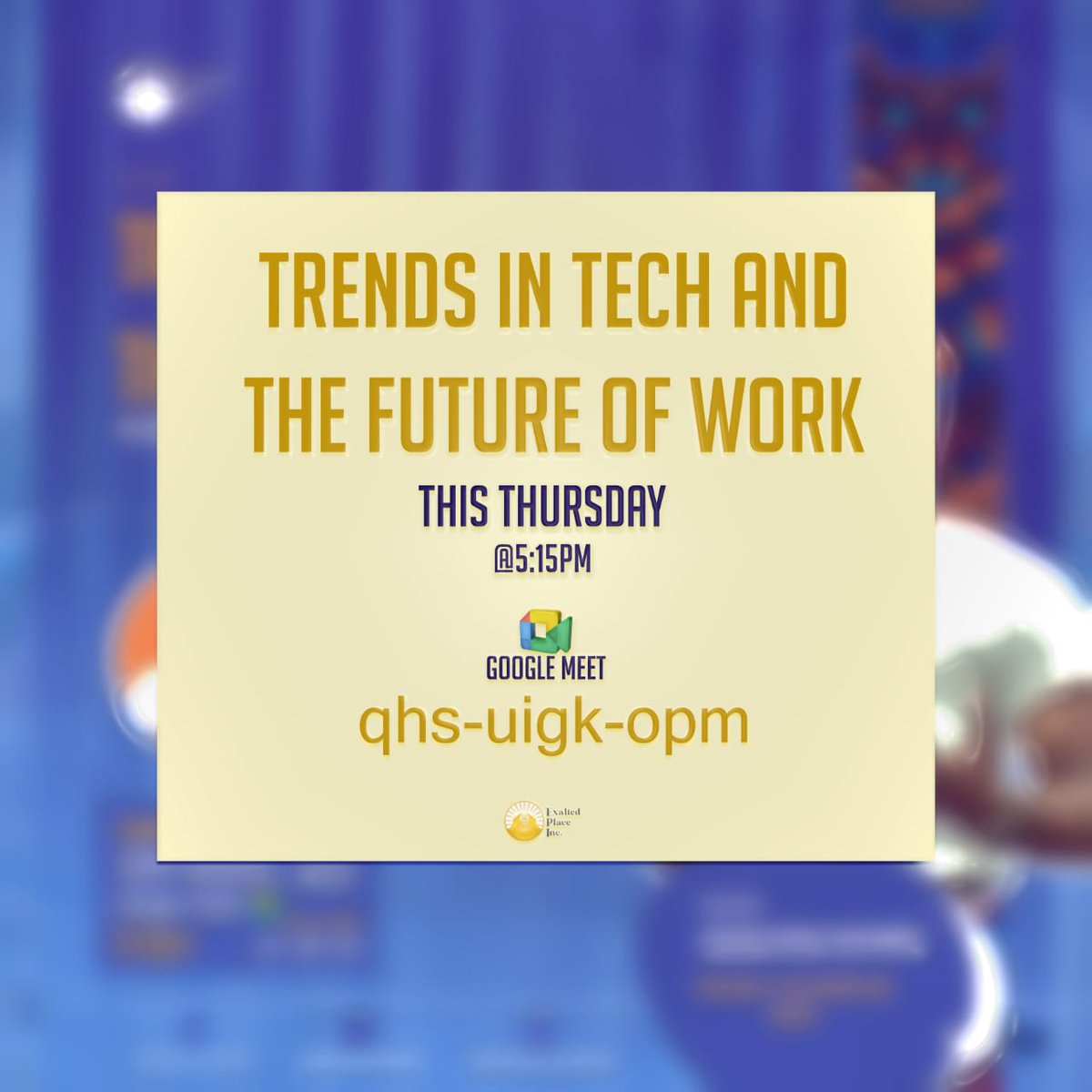 jcakuaku's tweet image. meet.google.com/qhs-uigk-opm

@exaltedplaceinc with #iotnetworkhub