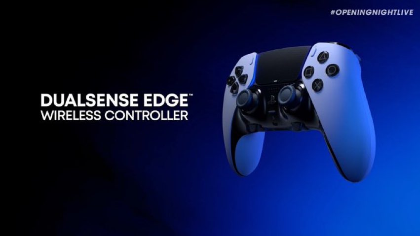 RT @DiscussingFilm: PlayStation has revealed the new DualSense Edge wireless controller. https://t.co/XT83SkQHqB