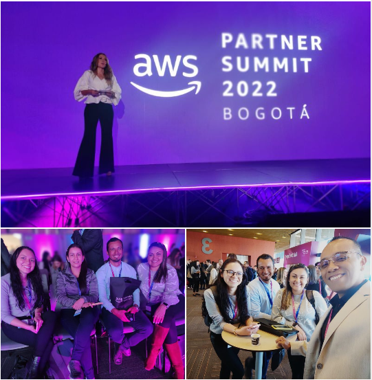 grupoinmotion_'s tweet photo. Hoy en el 𝗔W𝗦 𝗣𝗮𝗿𝘁𝗻𝗲𝗿 𝗦𝘂𝗺𝗺𝗶𝘁 𝟮𝟬𝟮𝟮 Bogotá, Colombia.
Nuestro equipo Cloud presente y feliz de acompañar a nuestro partner #AWS @awscloud
#awspartnersummit #bogotá #InMotionCloud #AWS #ServiciosCloud #TeamCloud #InMotion #Colombia https://t.co/Yw0cjF8cMD