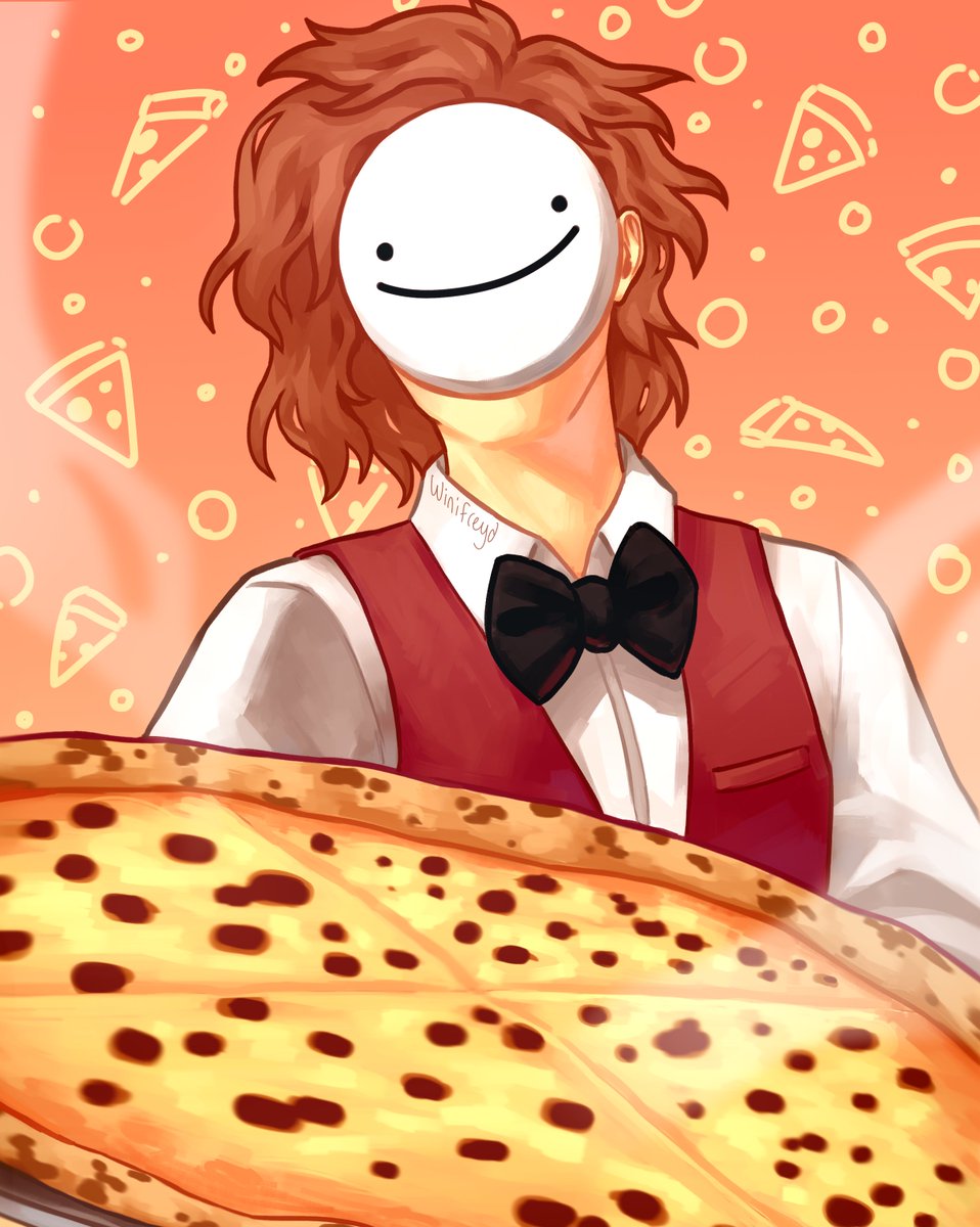 「pizza time #dreamfanart 」|freyd 🌗のイラスト