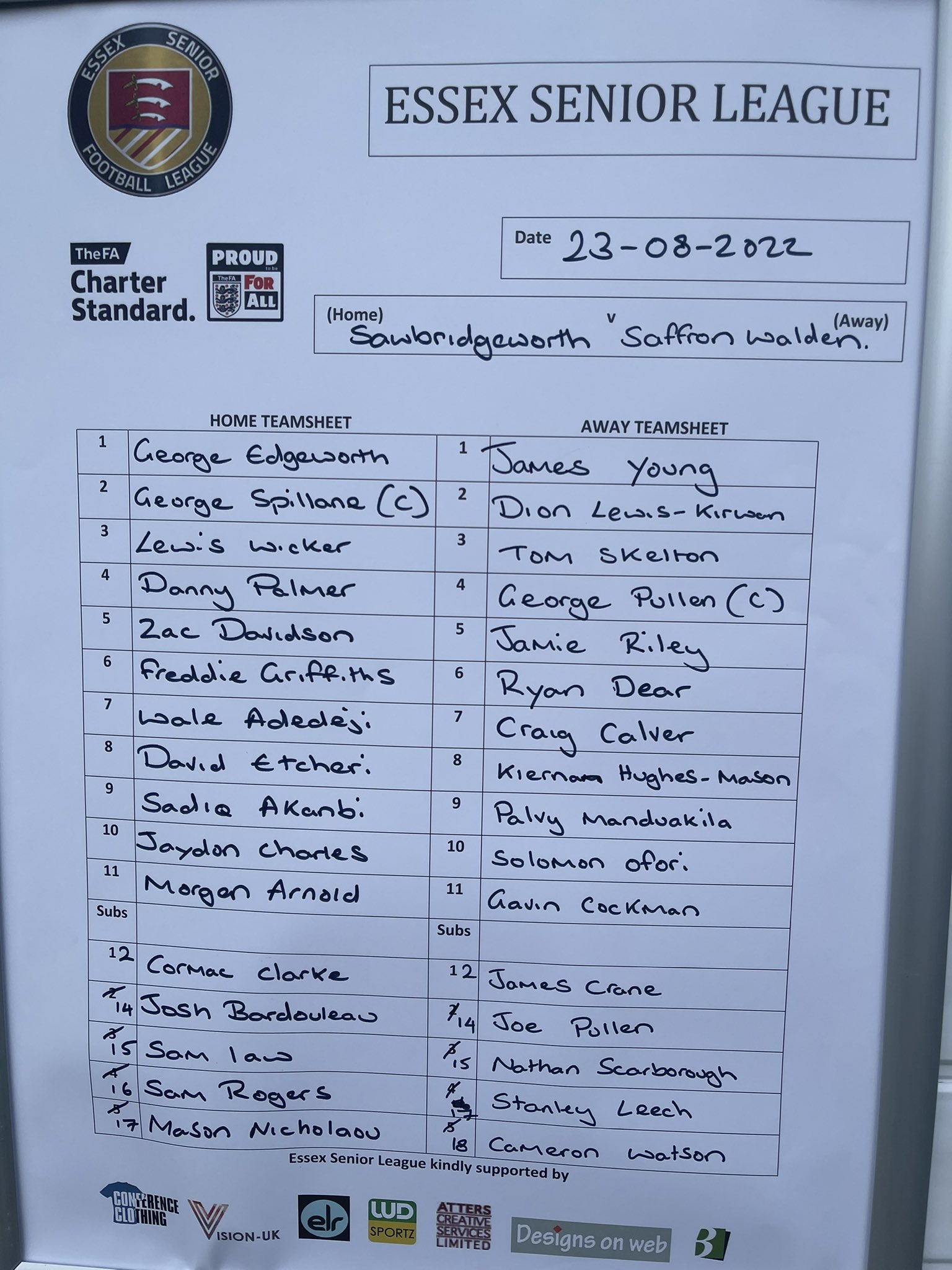 Saffron Walden Town FC on Twitter "SawboTownFC v