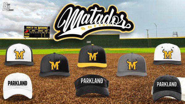 Remember Parkland fans, your Lady Matador’s are also selling caps. It’s going to be great year so get your caps now and show off your Matador spirt.  
Graphics done by @drewwshotthat