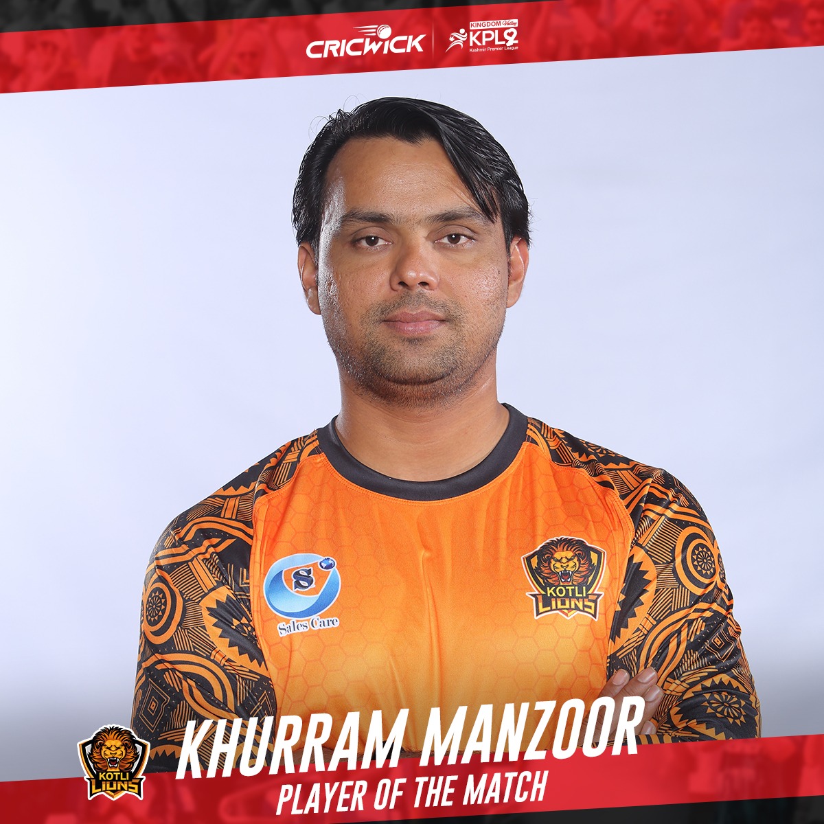 Cricwick's tweet photo. 8⃣5⃣ Runs 🏏
1⃣1⃣ Fours 💫
4⃣ Sixes 🙌
2⃣0⃣2⃣.3⃣8⃣ SR 🔥
Khurram Manzoor played a blinder of an innings today earning him the #PotM award 💪
#CricketTwitter #KPL2022 #KheloAazadiSe #KingdomValleyKPL #RHvKL https://t.co/V0xwcxpt8H