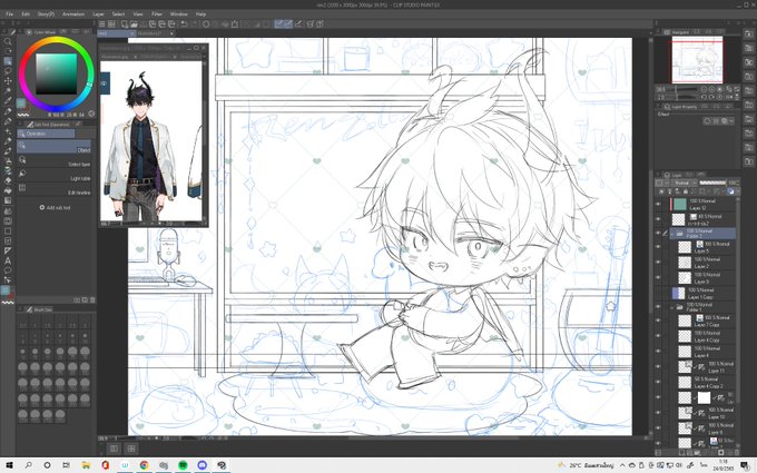 วาดอะไรให้ตัวเองบ้าง👀💚 